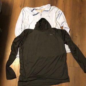 Light weight pull over X 2 Nike/ Orvis